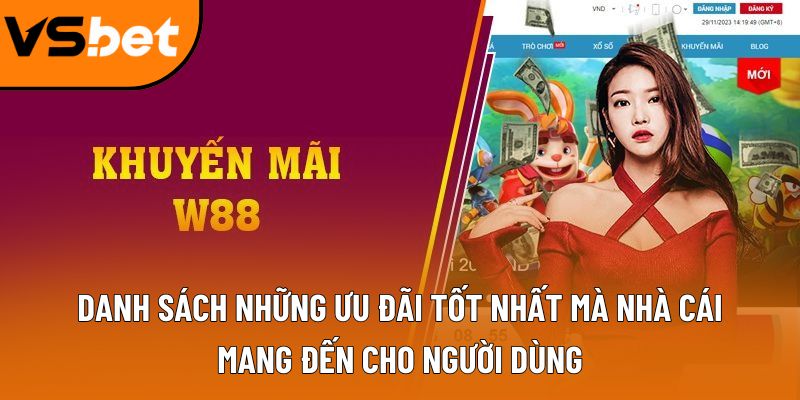 danh sach nhung uu dai tot nhat ma nha cai mang den cho nguoi dung